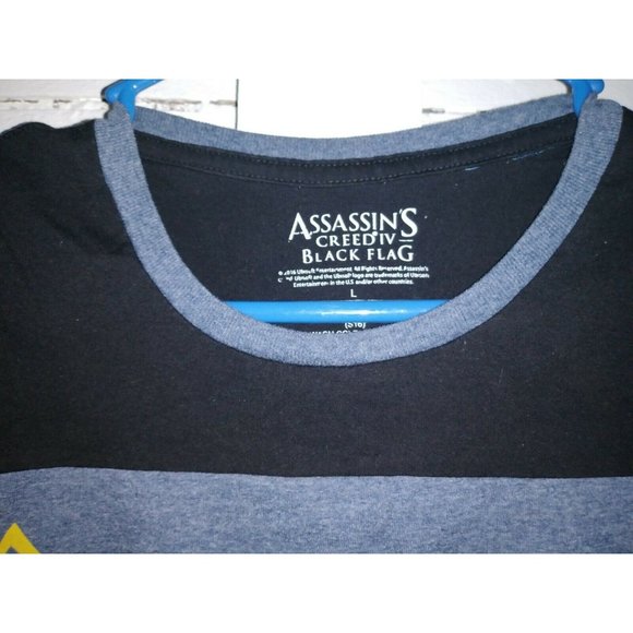 Assassins Creed Black Flag Long Sleeve Shirt L - Picture 2 of 3